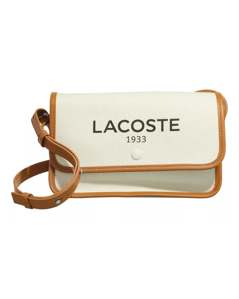 Lacoste Crossbody Bags Heritage Canvas Crossover Bag Creme