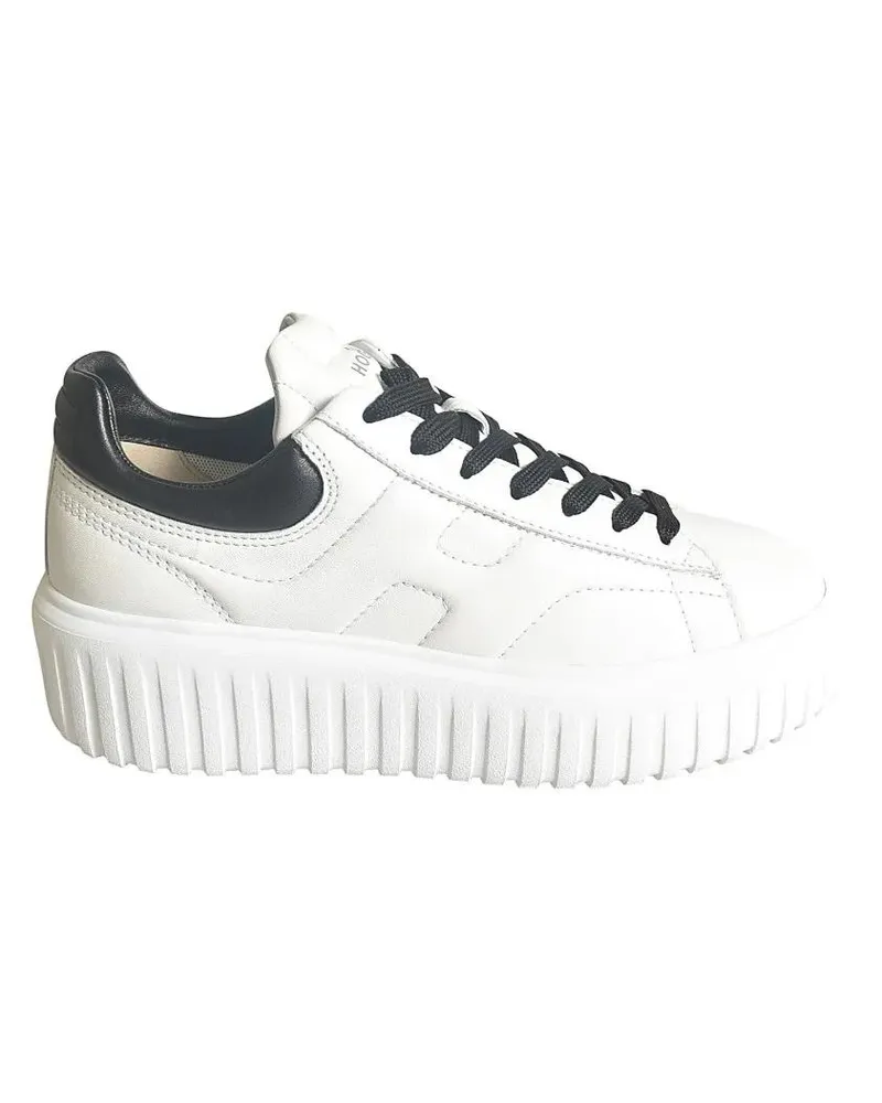 Hogan Low-Top Sneaker H645 White Leather Sneakers weiß Weiß