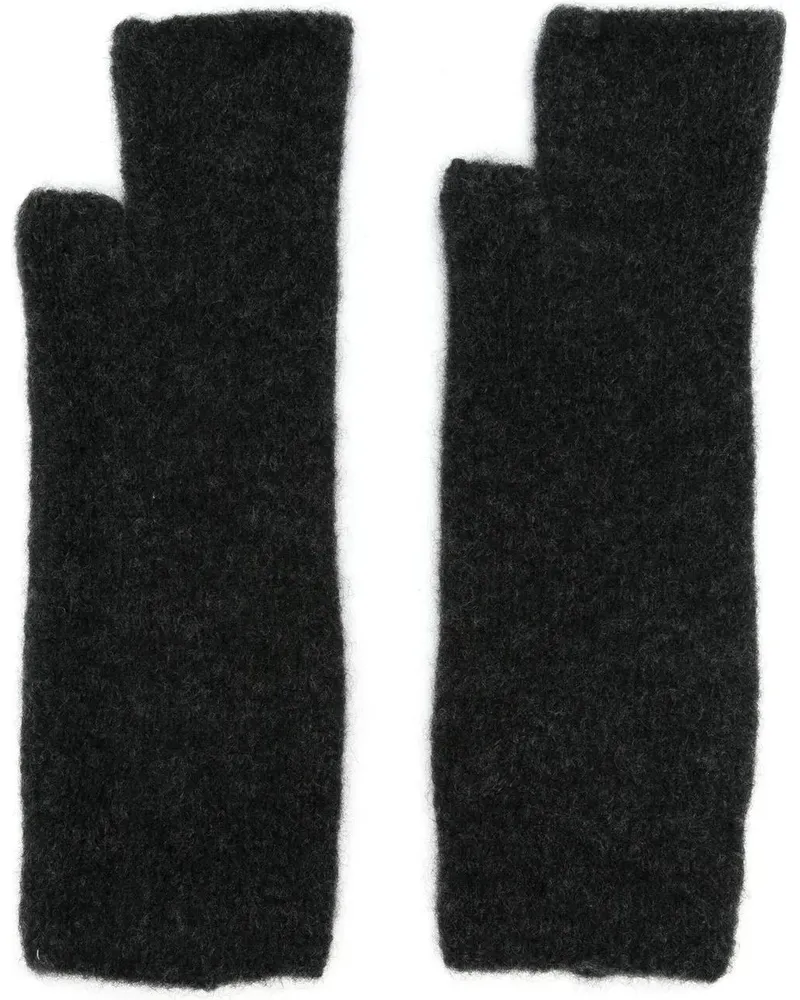 Isabel Benenato Handschuhe Mitaines Yack Gris  Homme femme GK0 grau Grau