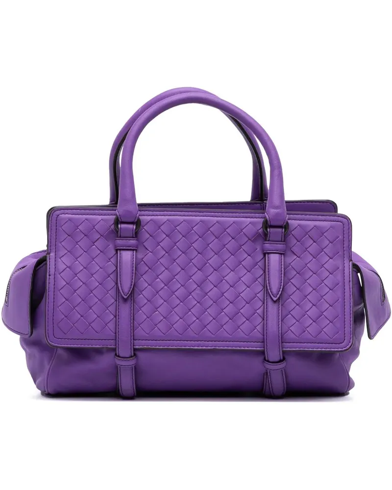 Bottega Veneta Hobo Bags Small Nappa Intrecciato Monaco Satchel orange Orange
