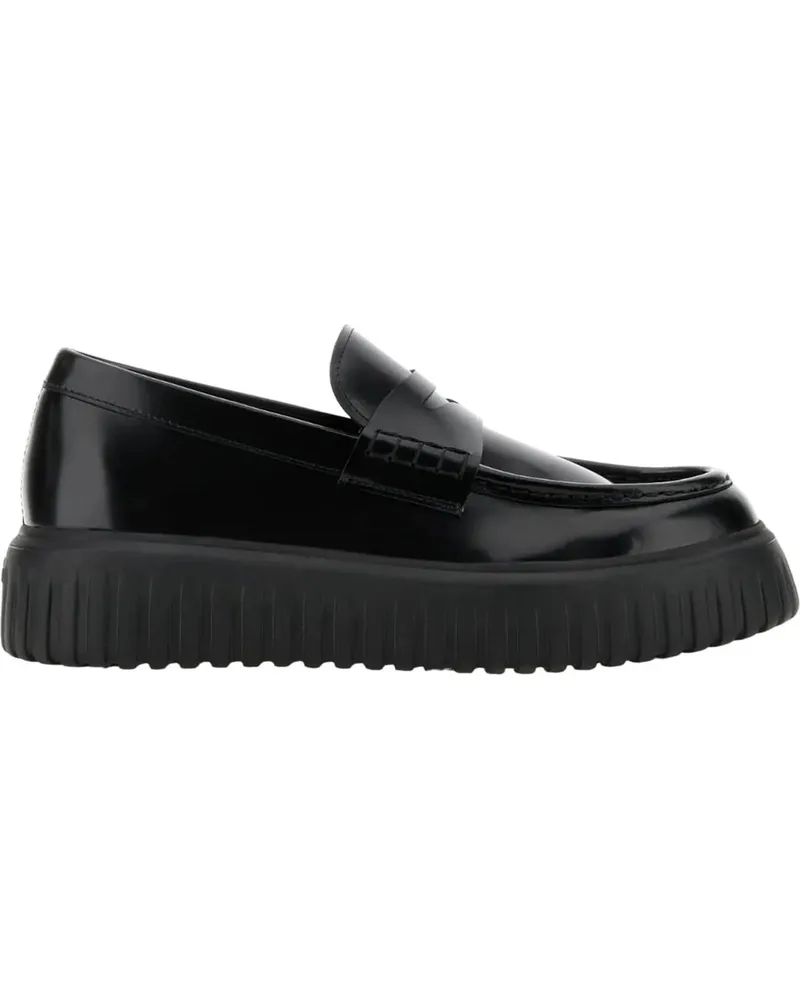 Hogan Flat Shoes Black schwarz Schwarz