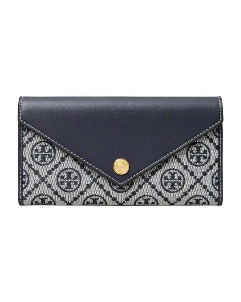 Tory Burch Portemonnaie Envelope Design Chain Wallet grau Grau