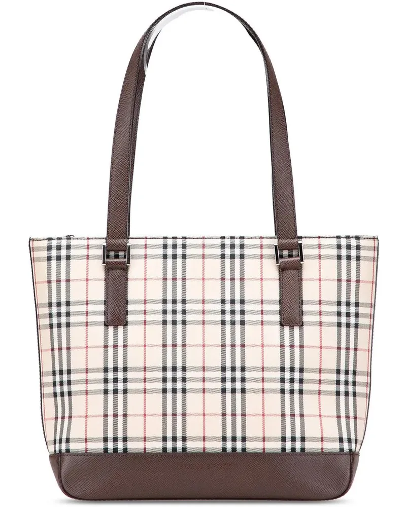 Burberry Shopper House Check Canvas Tote braun Braun