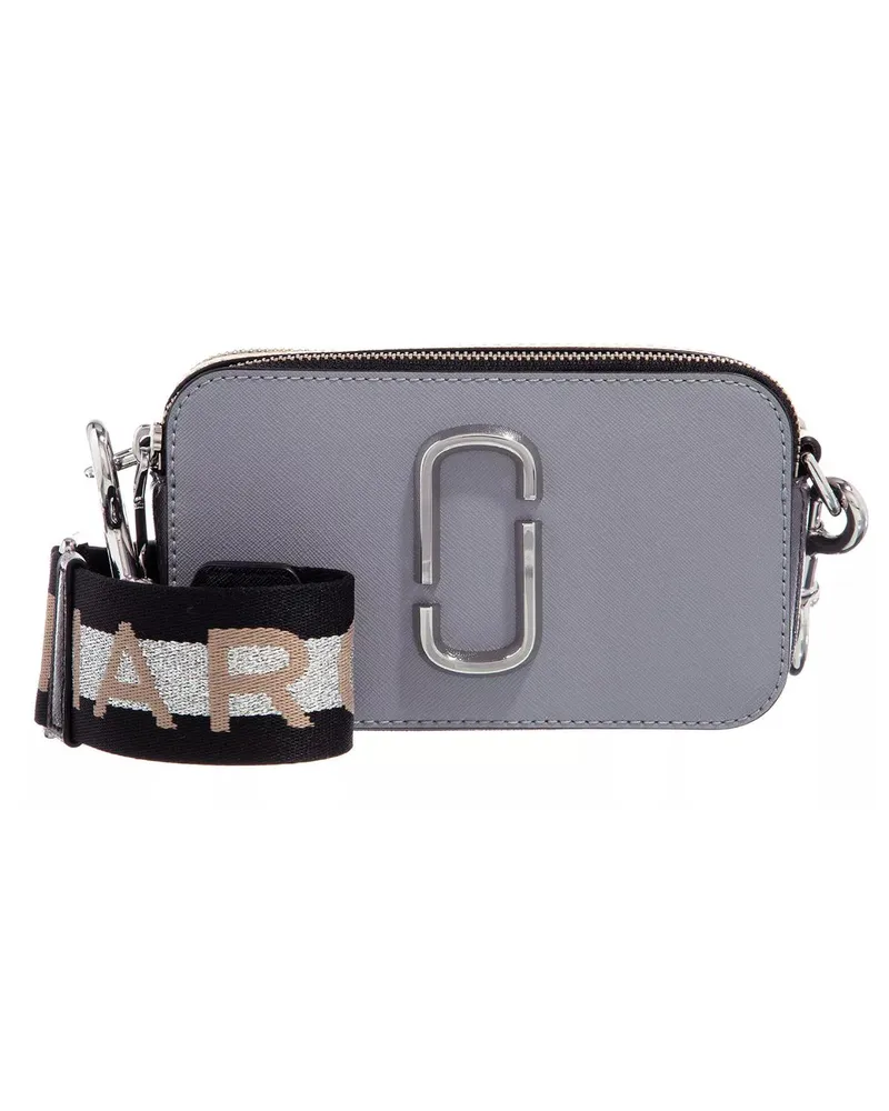 Marc Jacobs Crossbody Bags Logo Strap Snapshot Small Camera Bag Leather Grau