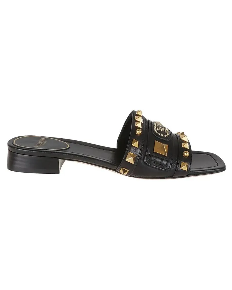 Valentino Garavani Slipper & Pantoletten Black Vg Plaster Caster T. 20 Slide schwarz Schwarz