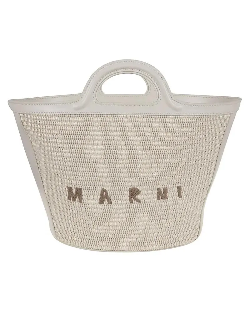 Marni Shopper & Totes Tropicalia Handbag Small weiß Weiß