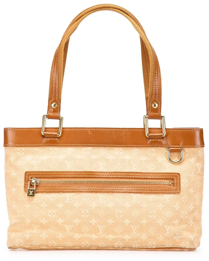 Louis Vuitton Crossbody Bags Monogram Mini Lin Lucille PM braun Braun
