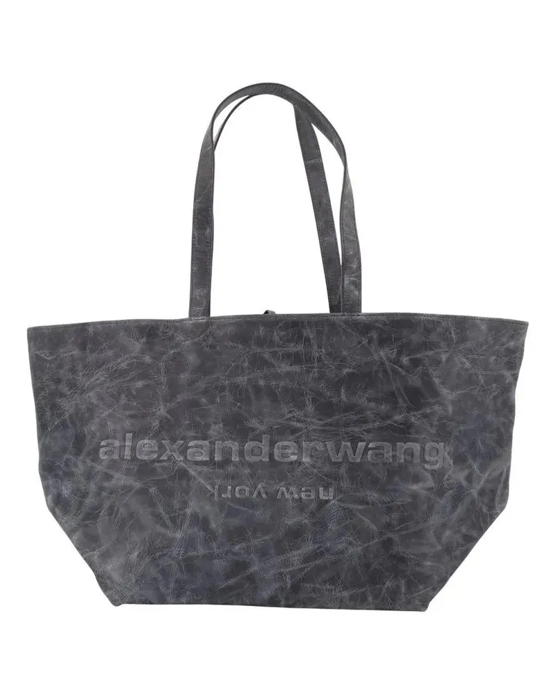 Alexander Wang Shopper & Totes Punch Shopper Bag - Leather - Grey grau Grau