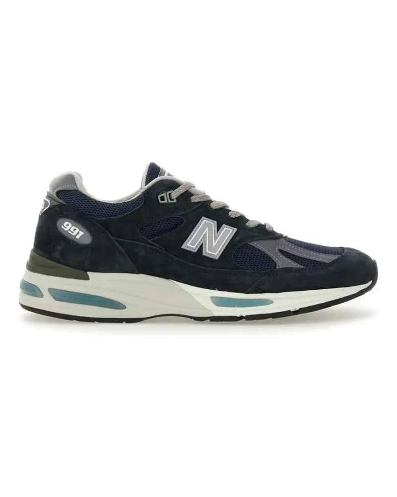 New Balance Low-Top Sneaker Leather And Suede Sneakers With Cushioned Sole schwarz Schwarz