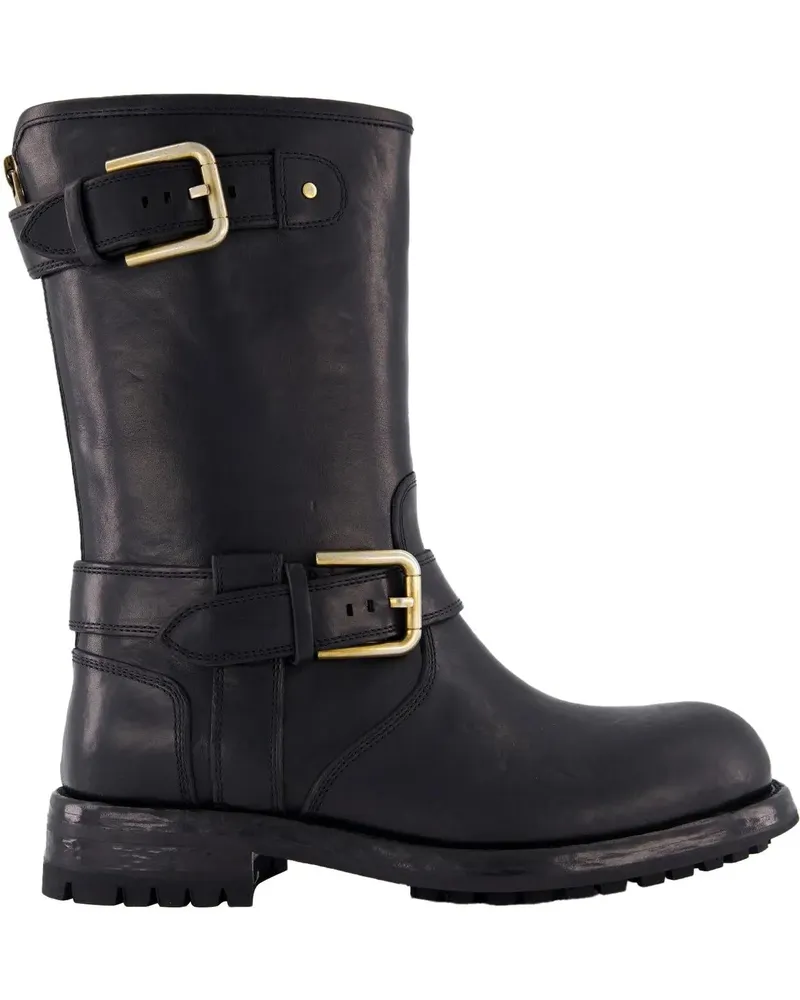 Dolce & Gabbana Stiefel Dames Biker Boots Like A Virgin schwarz Schwarz