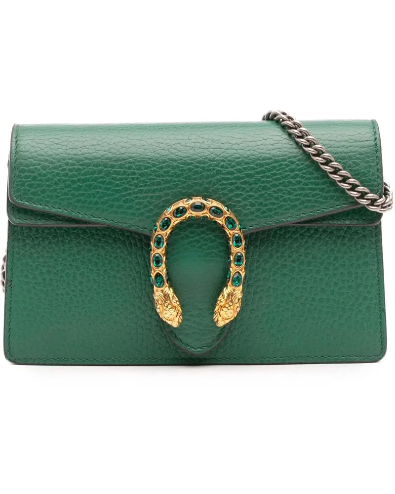 Gucci Hobo Bags Mini Leather Dionysus Crossbody grün Grün
