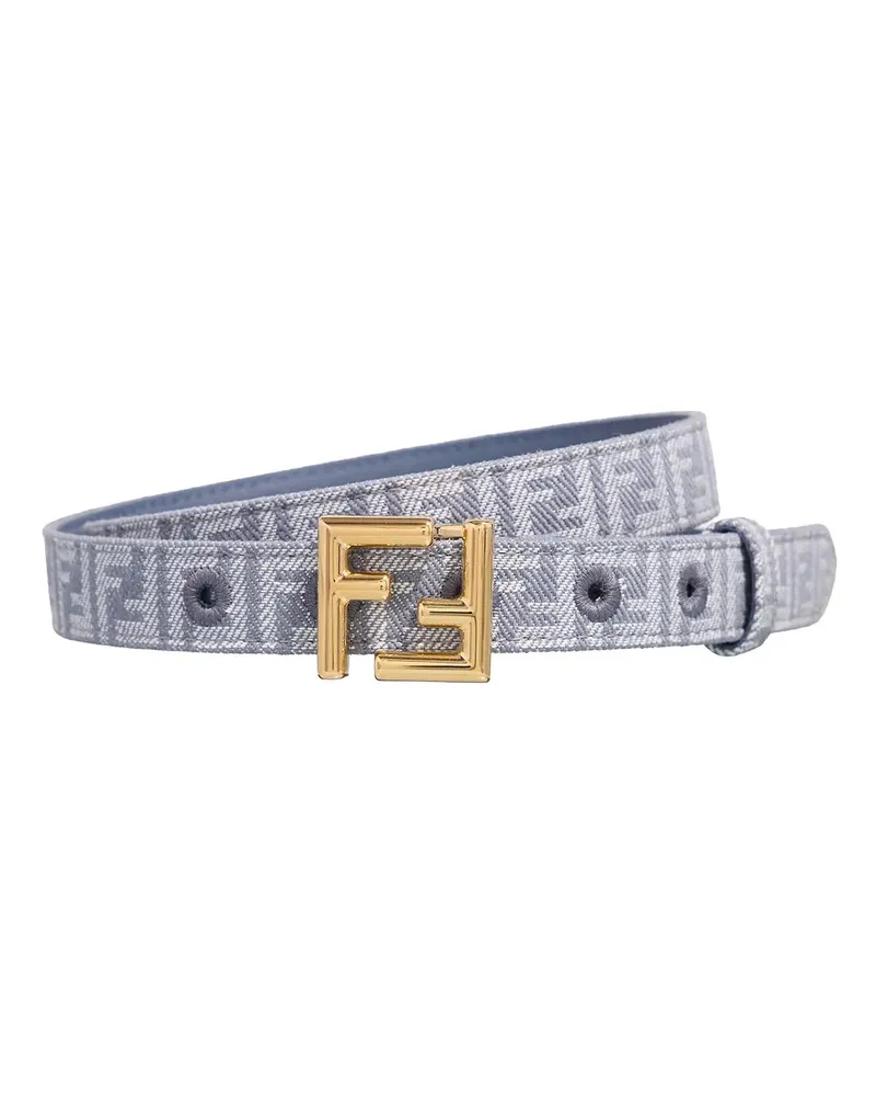 Fendi Gürtel FF Belt blau Blau