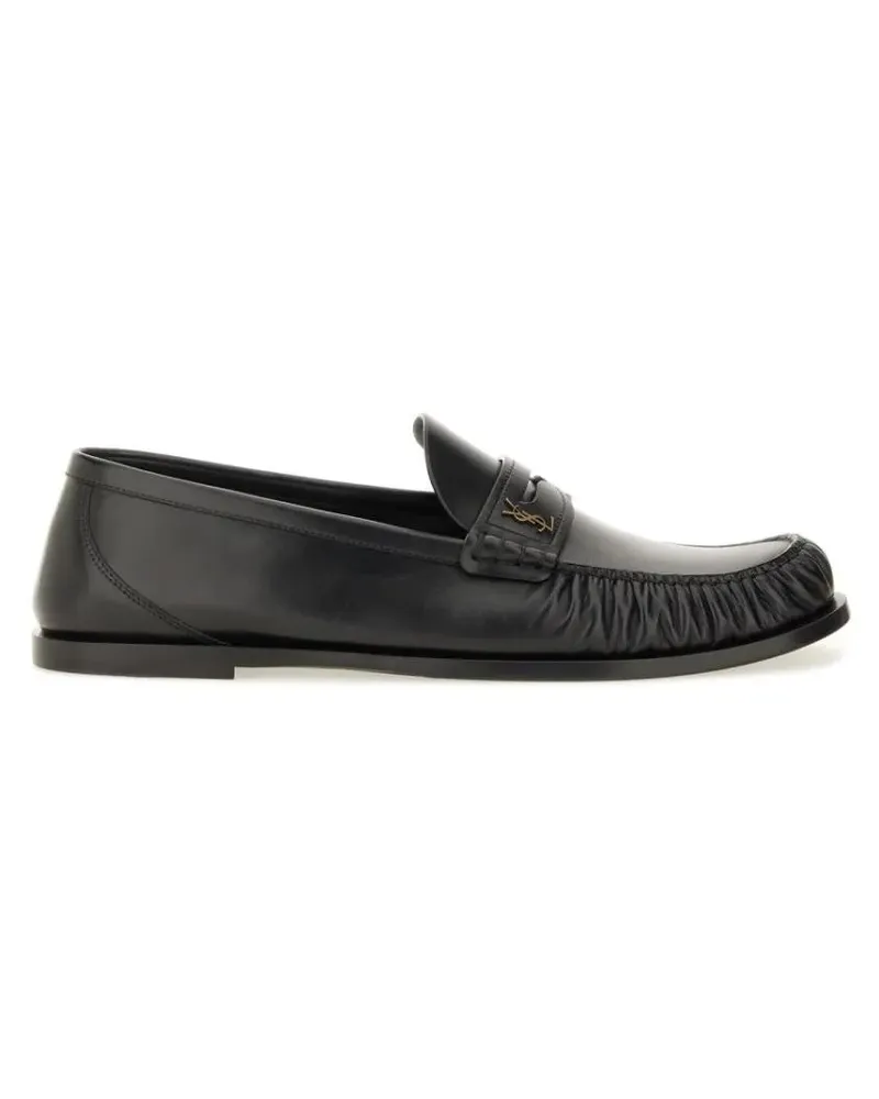 Saint Laurent Loafer "Laurent" Moccasin schwarz Schwarz