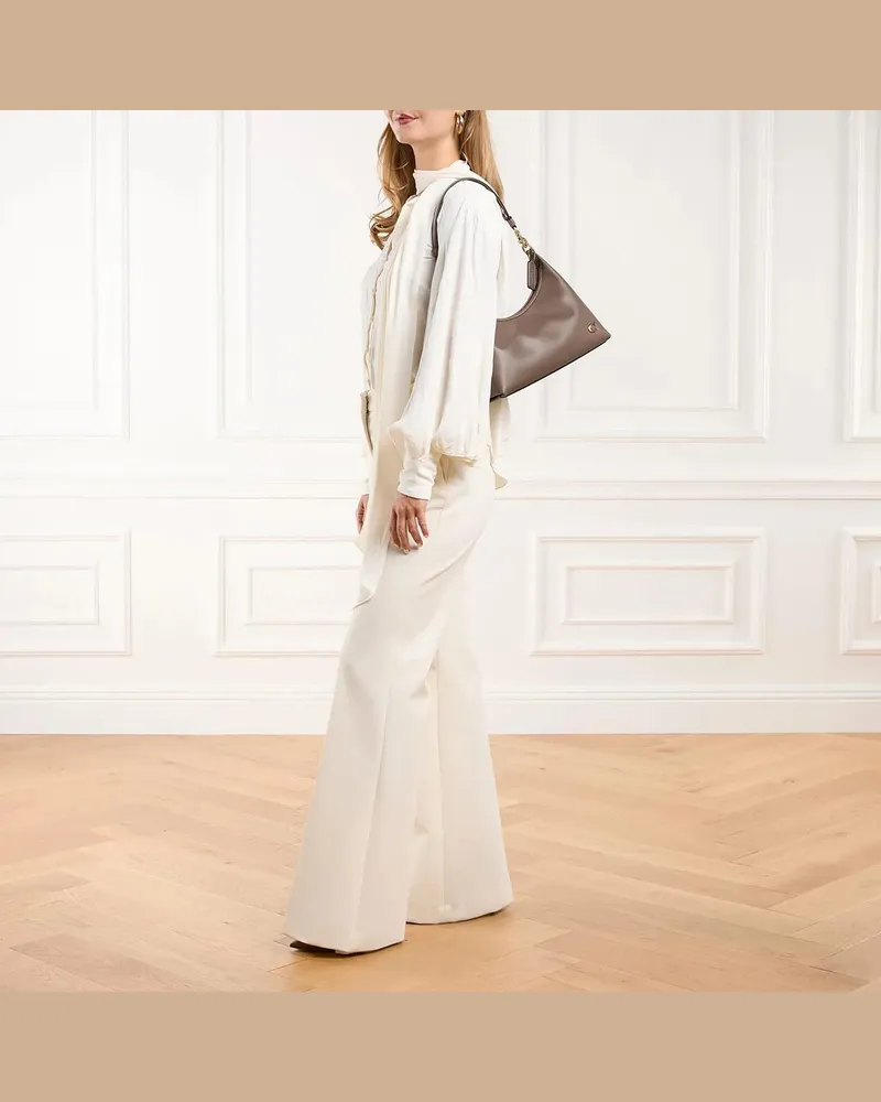 Coach Crossbody Bags Glovetanned Leather Juliet Shoulder Bag taupe Taupe