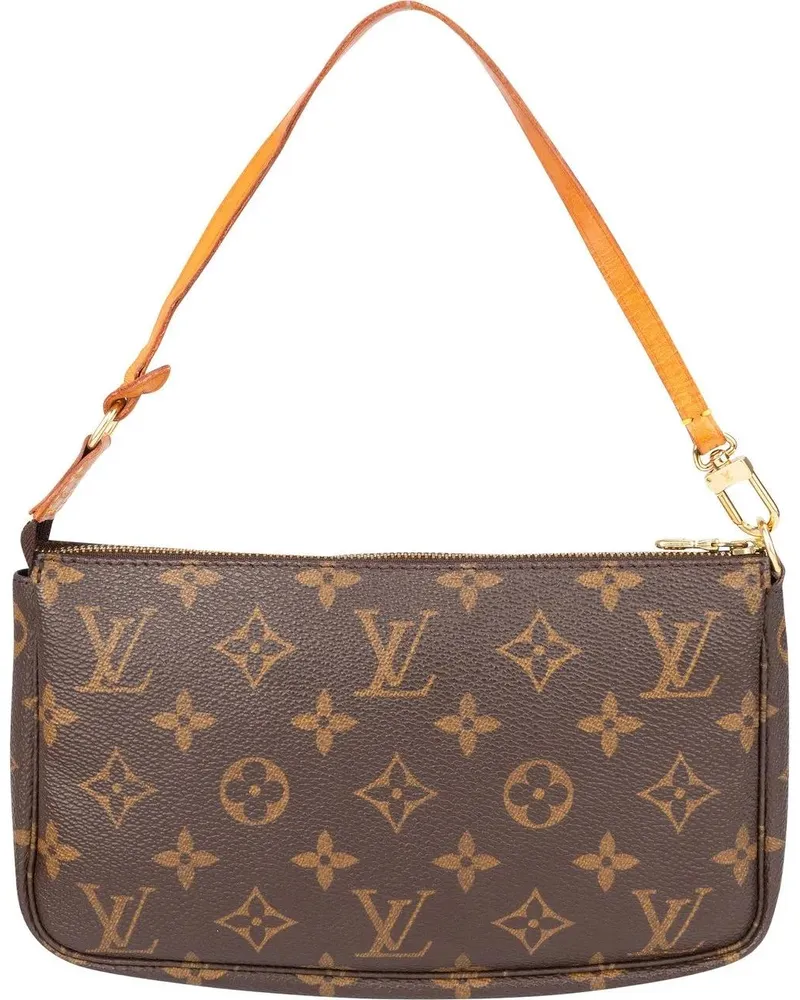 Louis Vuitton Crossbody Bags  Canvas Monogram Pochette Accessoire braun Braun