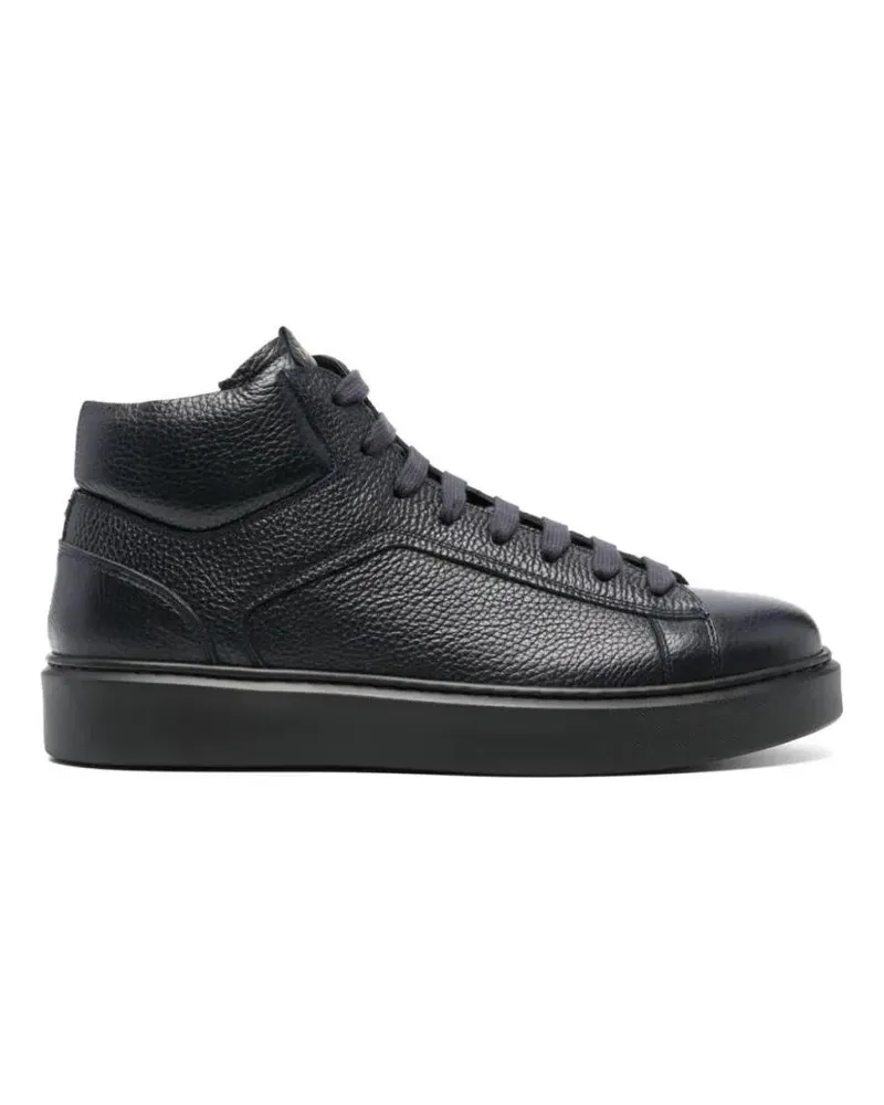 Doucal´s Low-Top Sneaker Logo-Print Sneakers schwarz Schwarz