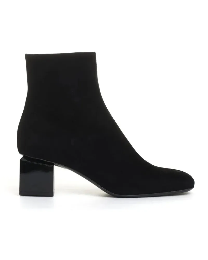 Attilio Giusti Leombruni Stiefel Square Heel And Toe Boot With 50Mm Heel schwarz Schwarz