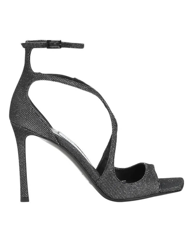 Jimmy Choo Sandalen Black Mesh Sandals schwarz Schwarz