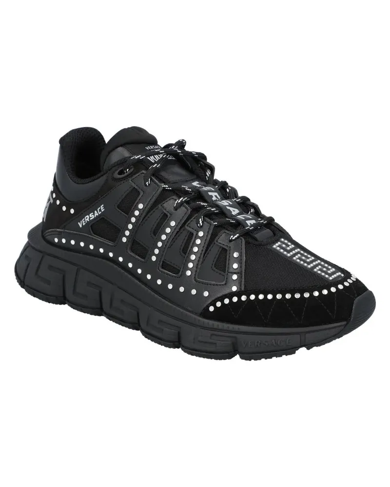 Versace Low-Top Sneaker Trigreca Sneaker Studs schwarz Schwarz