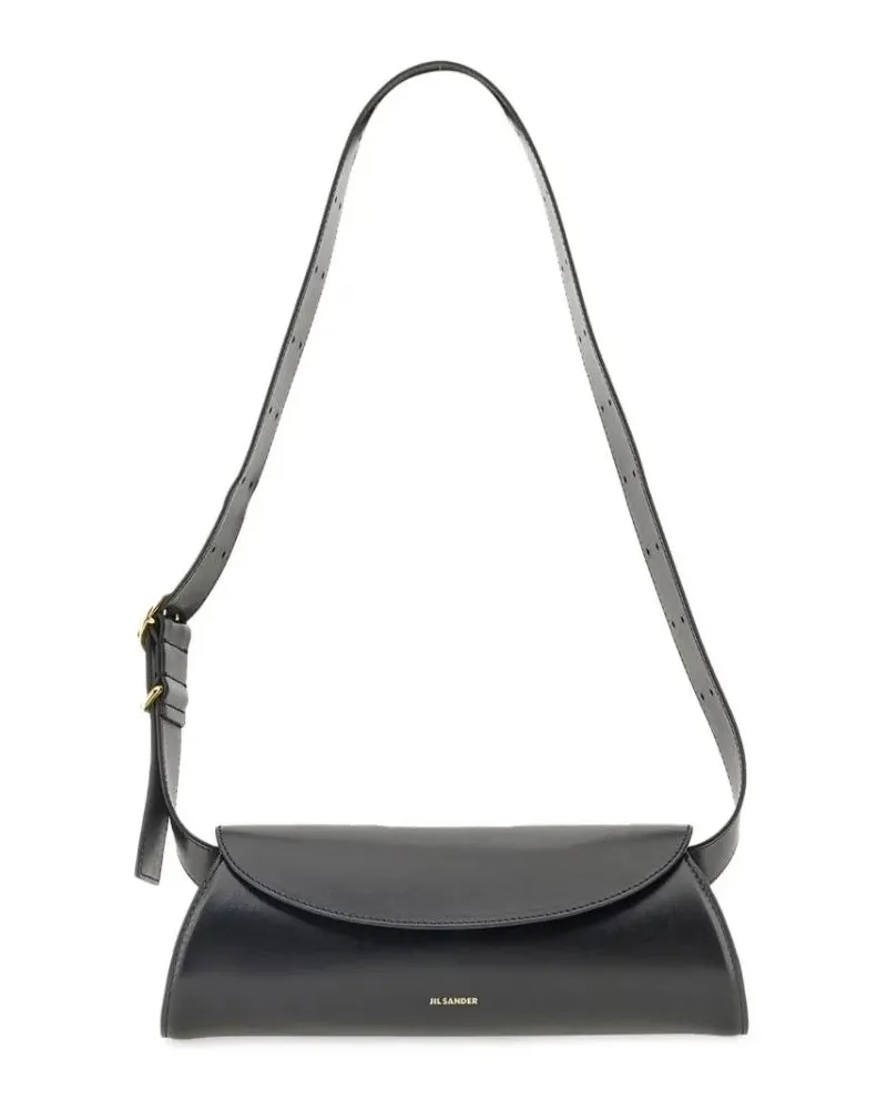 Jil Sander Hobo Bags "Cannolo" Small Bag schwarz Schwarz