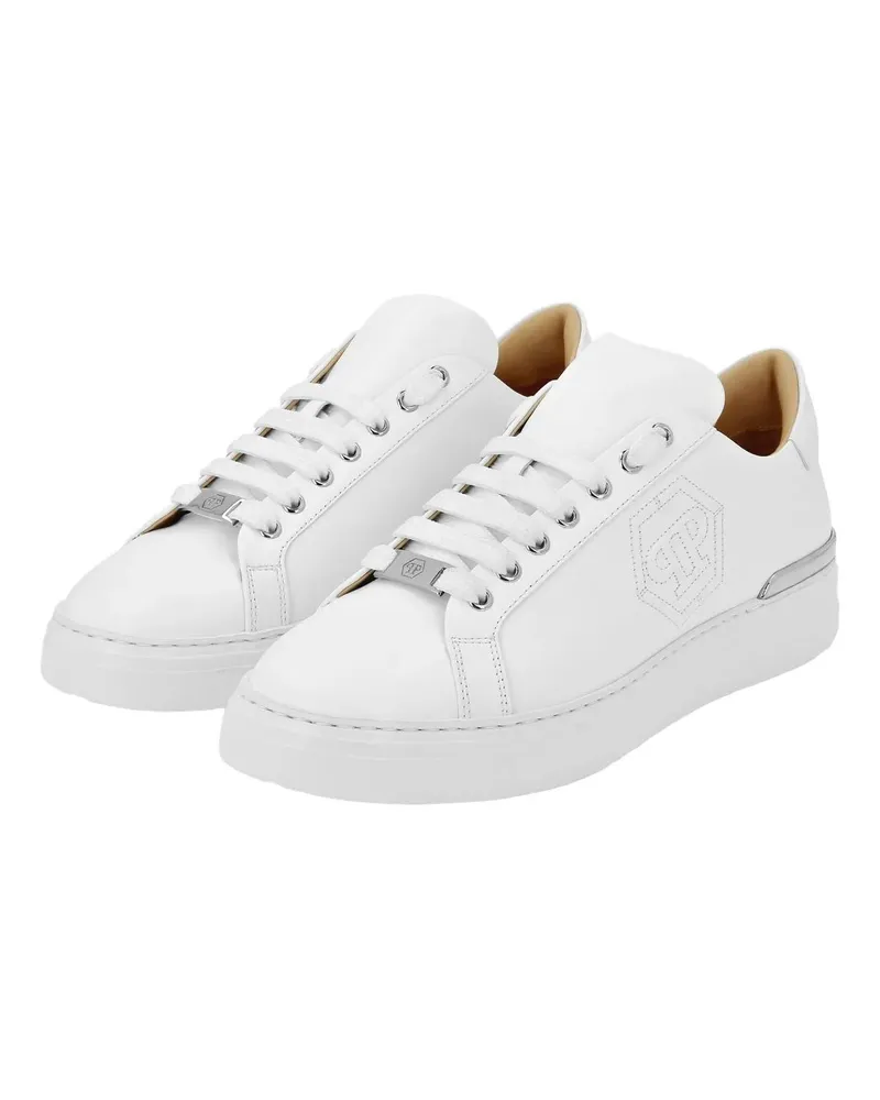 Philipp Plein Low-Top Sneaker Sneaker Hexagon weiß Weiß