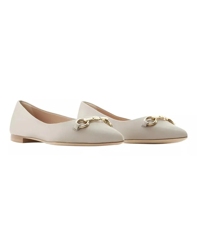 Isabel Bernard Slipper & Pantoletten Vendôme Elita Calfskin Leather Ballerinas beige Beige