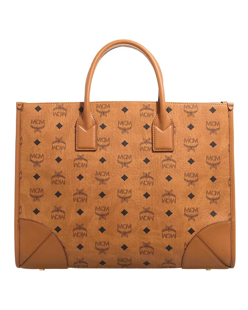 MCM Shopper & Totes Munchen Vi Tote Lrg Co, One Size cognacbraun Cognacbraun