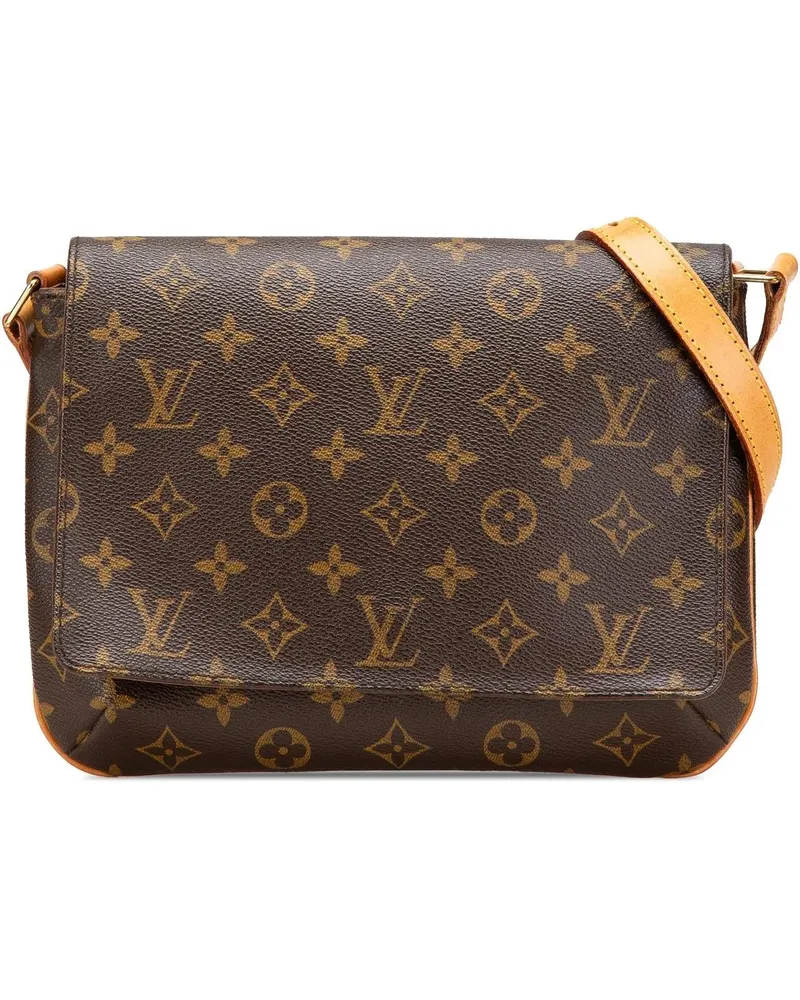 Louis Vuitton Hobo Bags Monogram Musette Tango Short Strap braun Braun