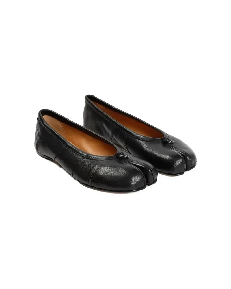 Maison Margiela Tabi Ballerina schwarz Schwarz