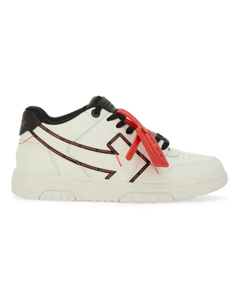 OFF-WHITE Low-Top Sneaker Smooth Leather Sneakers weiß Weiß