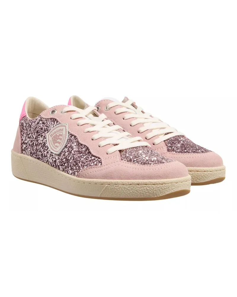 Blauer Sneaker Olympia rosa Gold