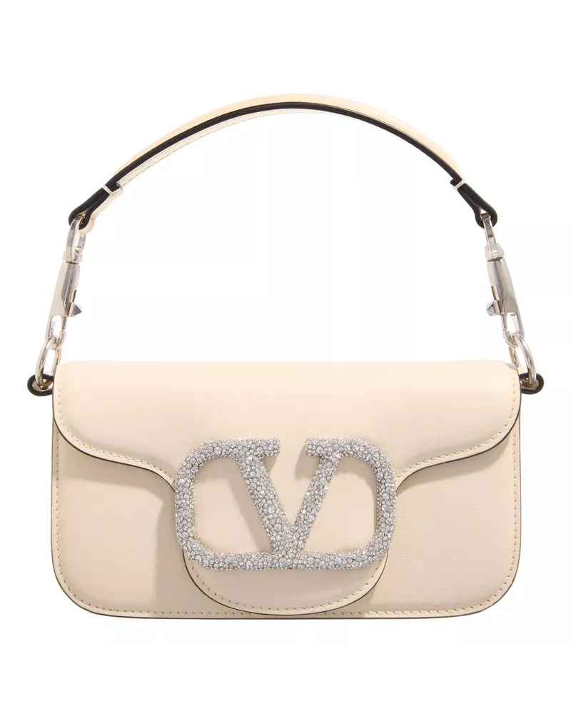 Valentino Garavani Crossbody Bags Loco Small Shoulder Bag For Woman Creme