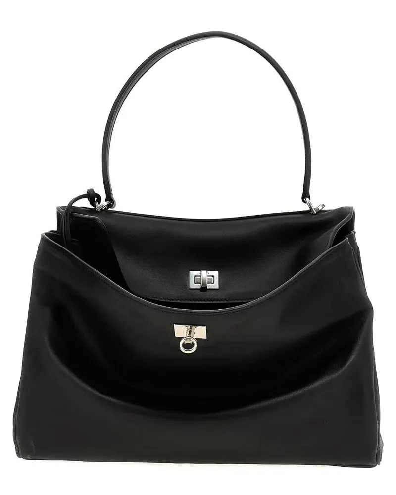 Balenciaga Hobo Bags Medium 'Rodeo' Bag schwarz Schwarz