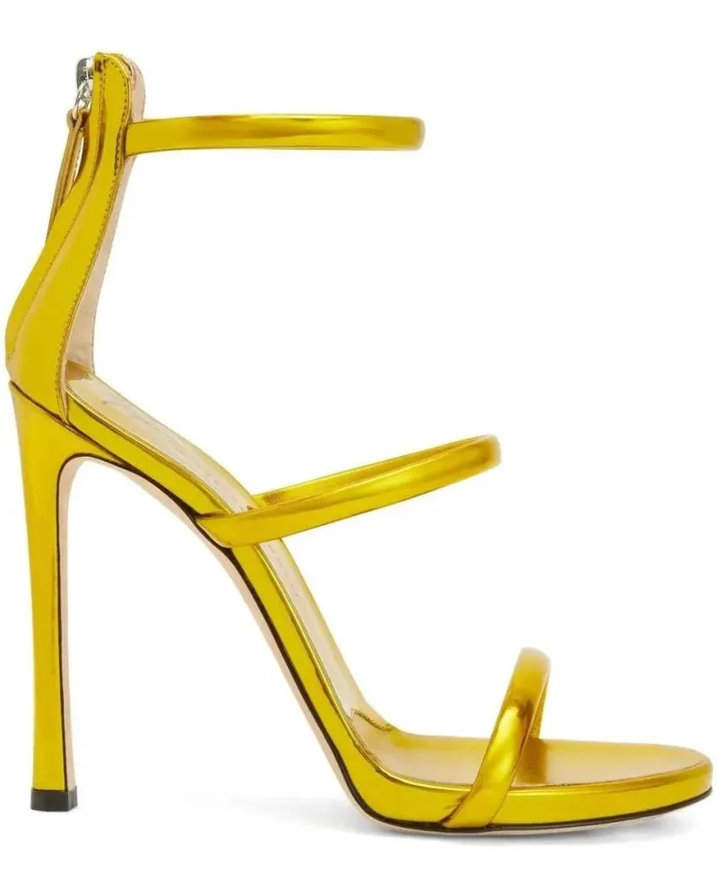Giuseppe Zanotti Sandalen South 115 Mm Sandals goldfarben Gold