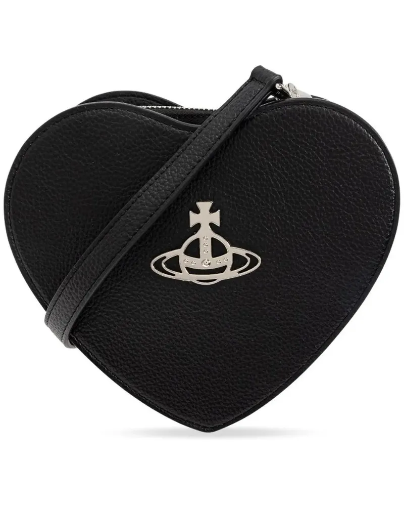 Vivienne Westwood Crossbody Bags Louise Heart Crossbody Black schwarz Schwarz