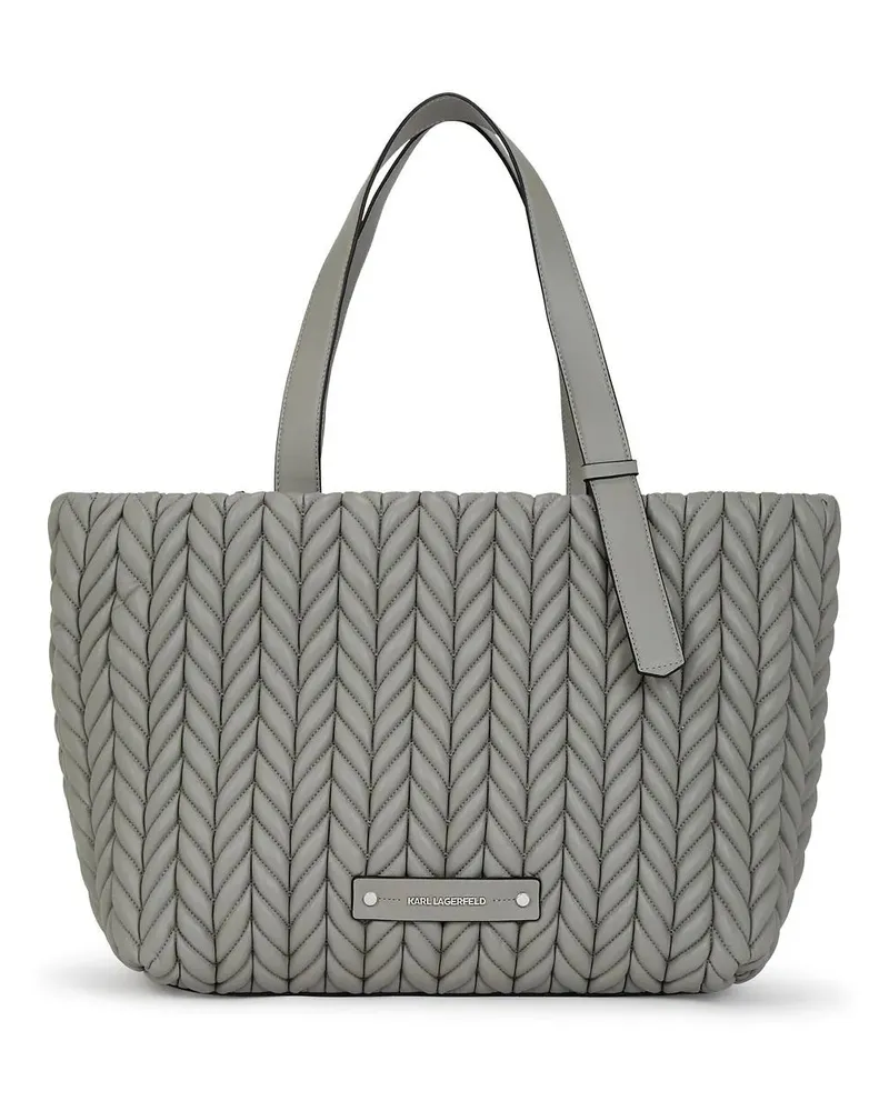 Karl Lagerfeld Shopper K/WEAVE GROSSE TOTE-BAG grau Grau