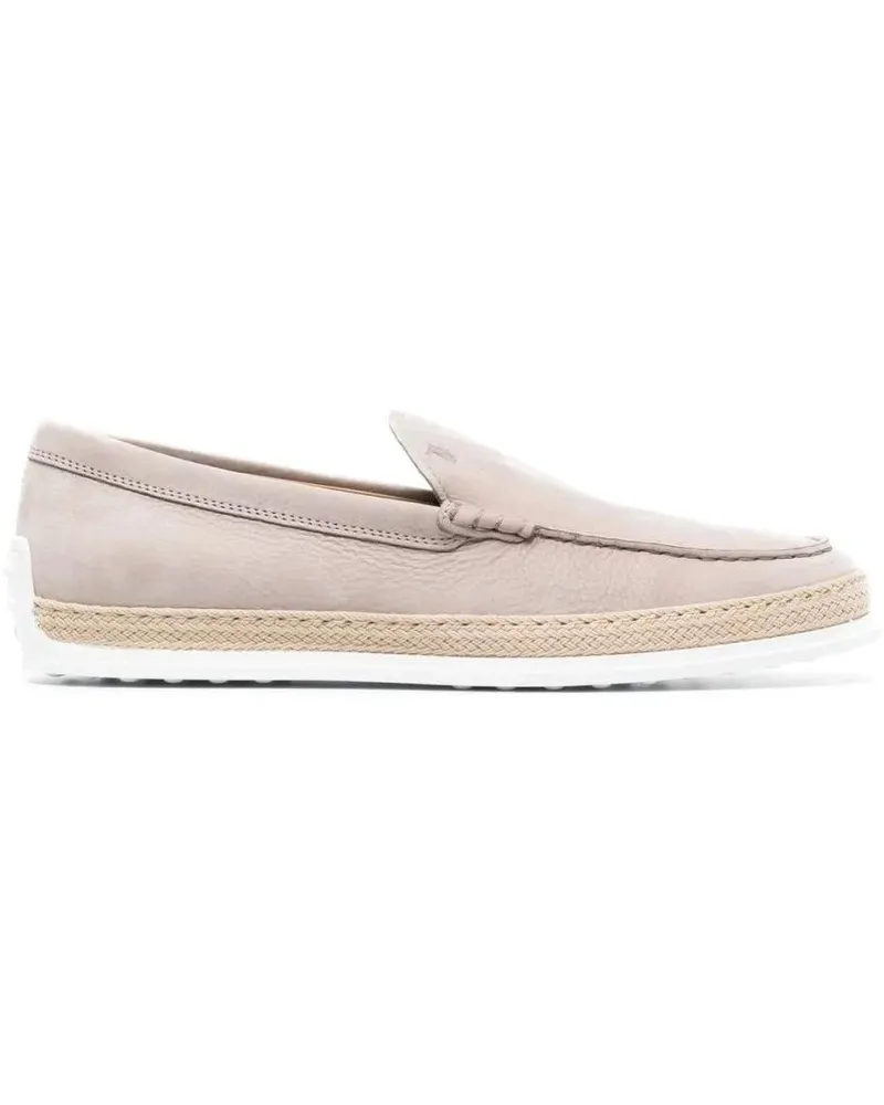 TOD'S Loafer Nubuck Slipper pink Rosa