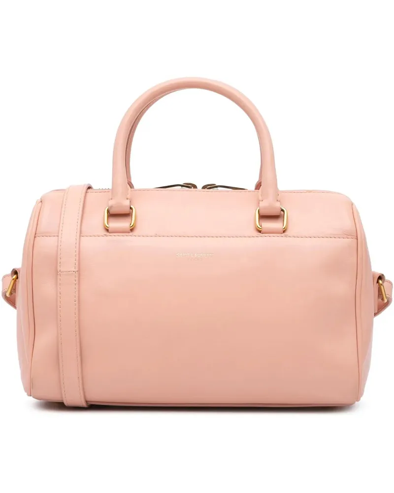 Saint Laurent Hobo Bags 2013-2024 Baby Leather Classic Duffle Satchel rosa Gold
