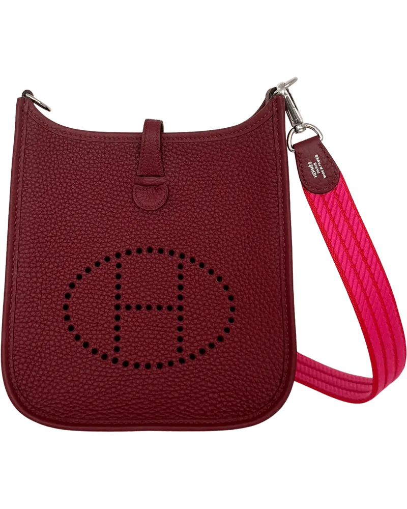 Hermès Hobo Bags Hermes Evelyne 16 Amazone Clemence rot Rot