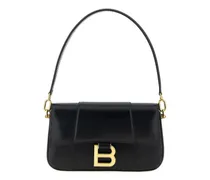 Hobo Bags 'Hourglass' Small Shoulder Bag schwarz