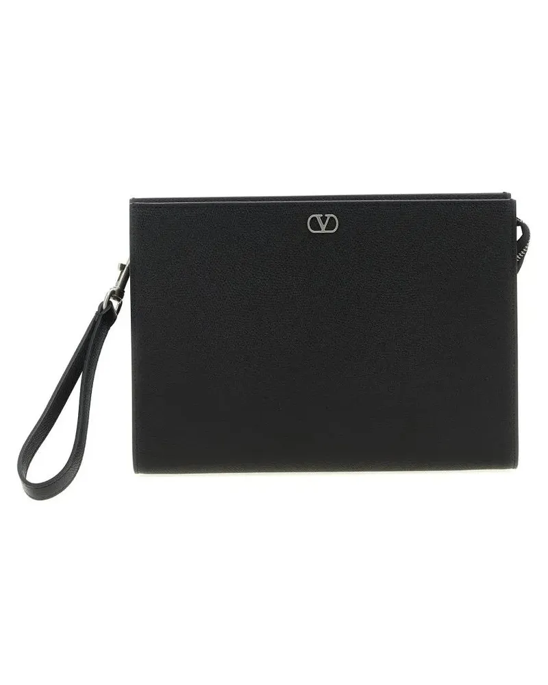 Valentino Garavani Crossbody Bags Vlogo Signature Pouch schwarz Schwarz