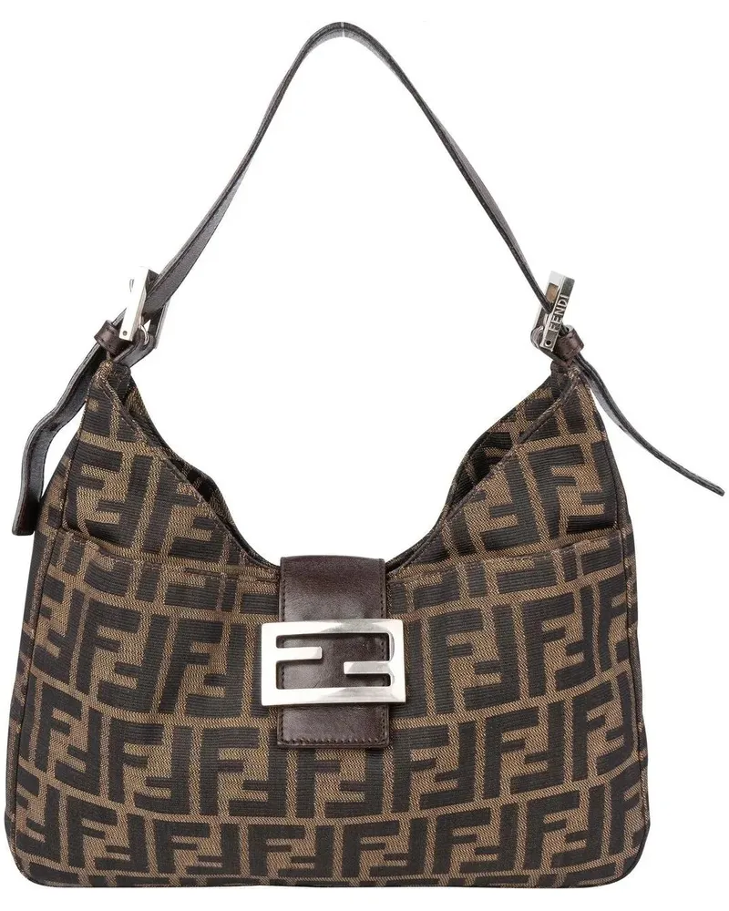 Fendi Crossbody Bags  FF Monogram Baguette Shoulder Bag bunt Bunt