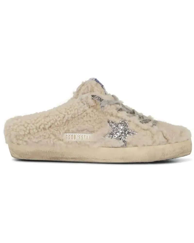Golden Goose Low-Top Sneaker Super-Star Sabot Shearling Sneakers beige Beige