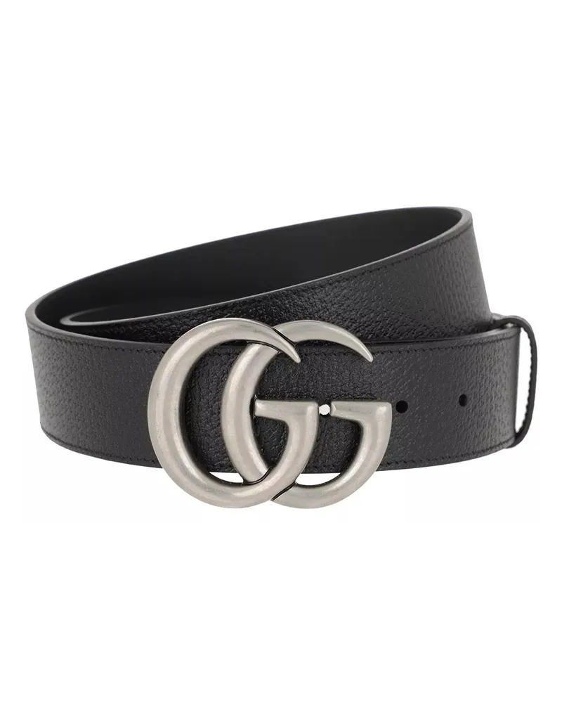 Gucci Gürtel GG Belt Leather Schwarz