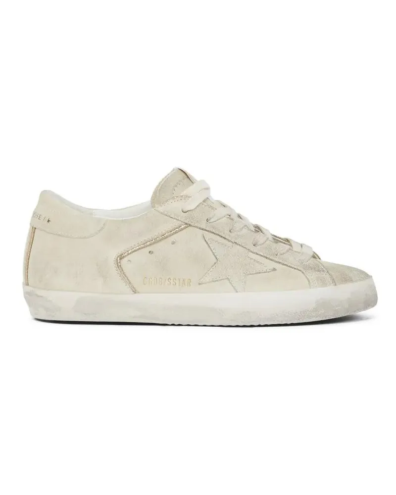 Golden Goose Low-Top Sneaker Suede Sneakers With Star Detail weiß Weiß