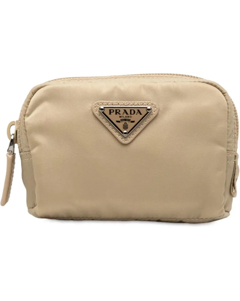 Prada Kosmetiktaschen Tessuto Cosmetic Pouch braun Braun