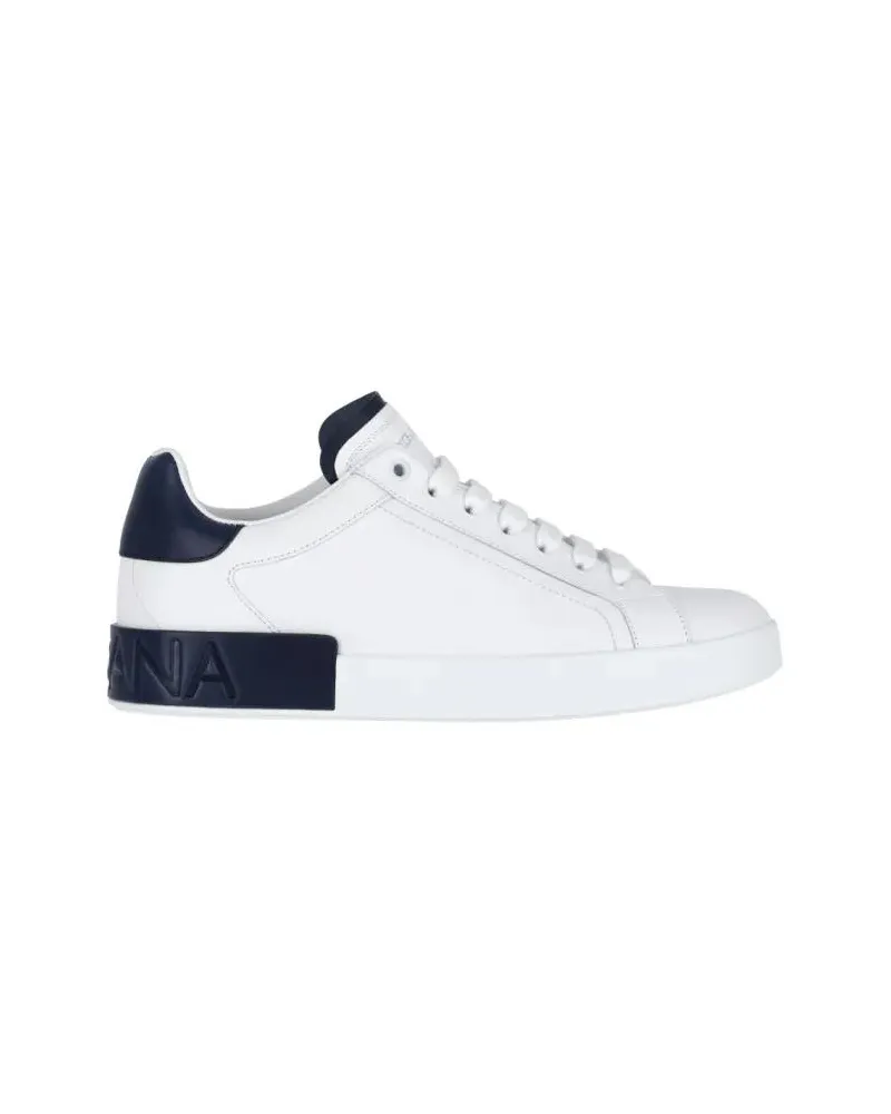 Dolce & Gabbana Low-Top Sneaker "Portofino" Sneakers White weiß Weiß
