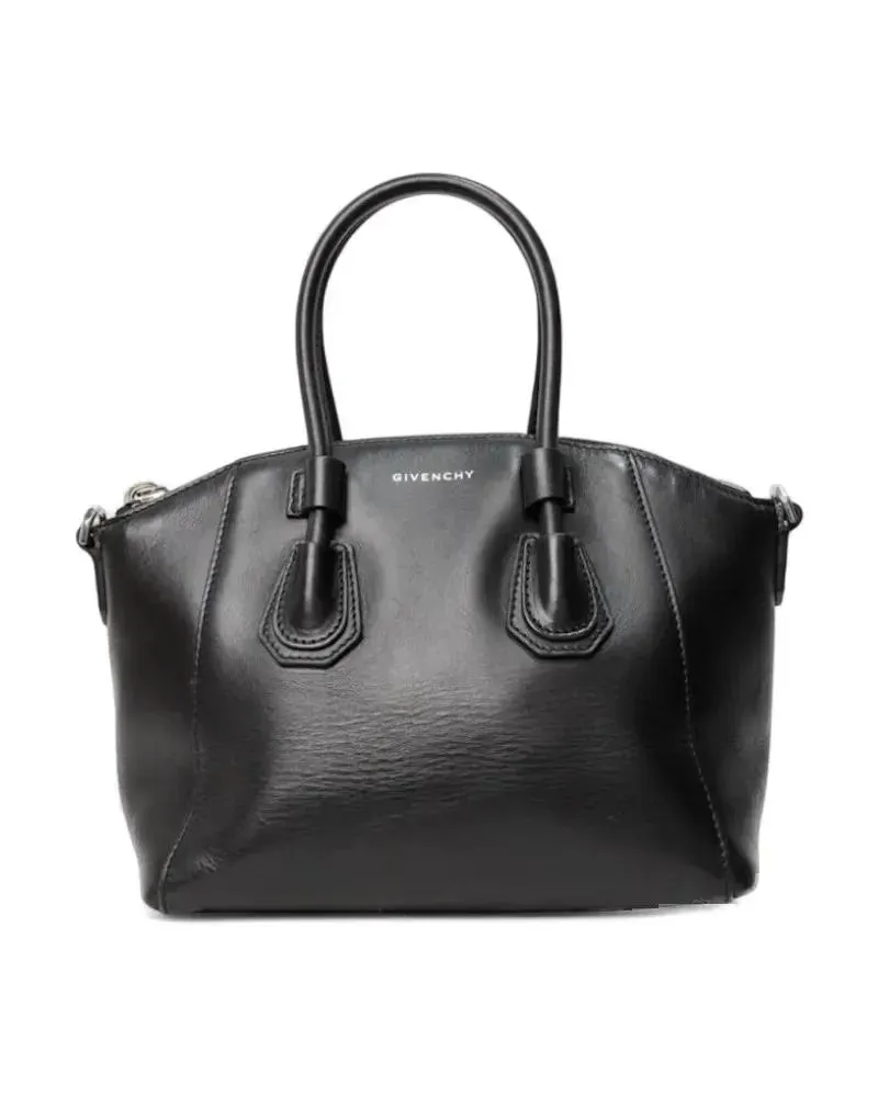 Givenchy Crossbody Bags Black Leather Mini Handbag With Adjustable Strap schwarz Schwarz
