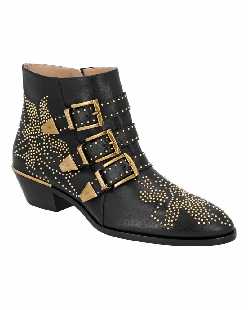 Chloé Stiefel Susanna Ankle Boots Black schwarz Schwarz