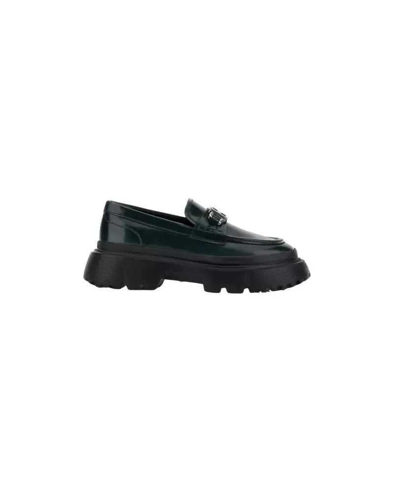 Hogan Green Low Shoes schwarz Schwarz